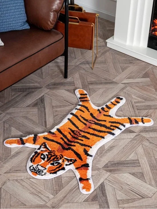 Tiger Print Rug - Picture 5 of 8